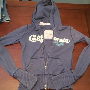 Hollister Zip up Hoodie Medium